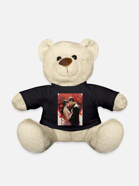 Japanisches Manga Pärchen - Teddy - Schwarz