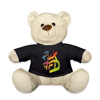 FCK AFD - Teddy Bear - black - Front