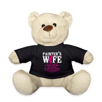 House Painter Decorator Wife - Teddy Bear - black - Front