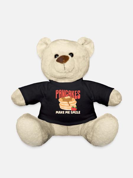 Pancake Lover Kids Pancakes Make - Teddy - Schwarz
