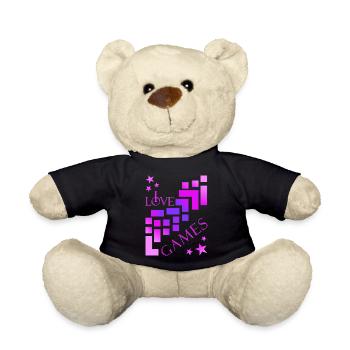 Bausteine Spieler - Teddy - Schwarz - Vorne