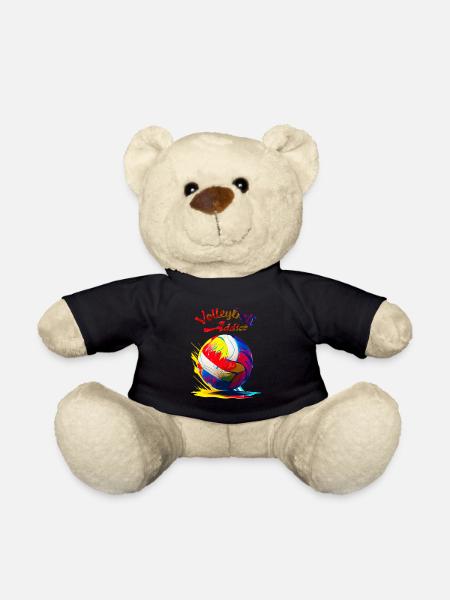 Volleyball-Süchtiger - Teddy - Schwarz