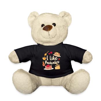 Amoureux des crêpes Les enfants J’aime les crêpes - Nounours - noir - Devant