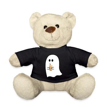 Gespenst mit Kaffee | Eis Kaffee, Espresso, Café - Teddy - Schwarz - Vorne