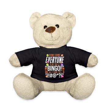 Joueur de bingo Comment se fait-il que tout le monde - Nounours - noir - Devant