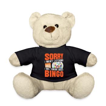 Bingo Player Sorry I Wasn't - Teddy - Schwarz - Vorne
