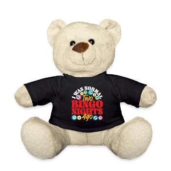 Bingo Player I Was Normal Two - Teddy Bear - black - Front