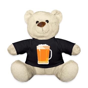 Bier Flsche Krug Saufen Junggesellenabschied 3 - Teddy - Schwarz - Vorne