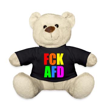 Fck afd - Teddy - Schwarz - Vorne