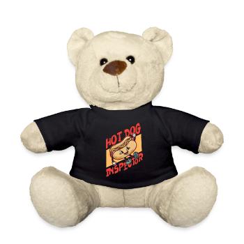 Hot Dog Adult Hot Dog Inspector - Teddy - Schwarz - Vorne