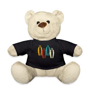 Bartender Mixologist Retro - Teddy - Schwarz - Vorne