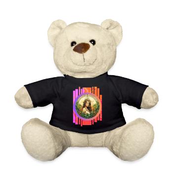 Tropical - Teddy Bear - black - Front