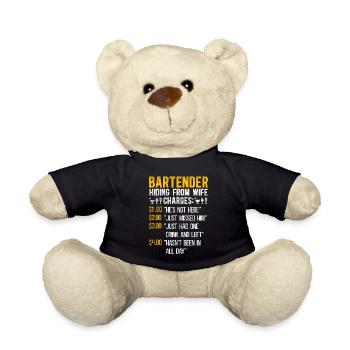 Bartender Mixologist Bartender - Teddy - Schwarz - Vorne
