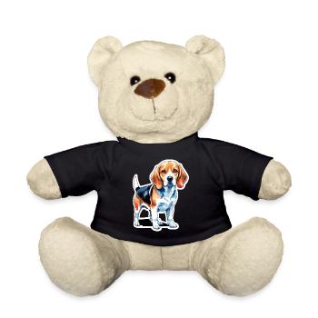 Beagle Aquarelles - Nounours - noir - Devant