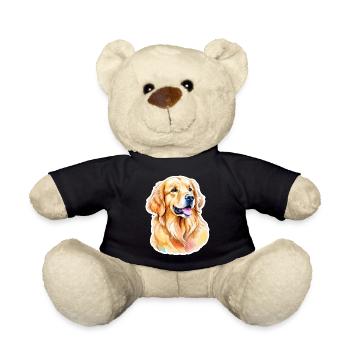Golden Retriever Wasserfarben - Teddy - Schwarz - Vorne