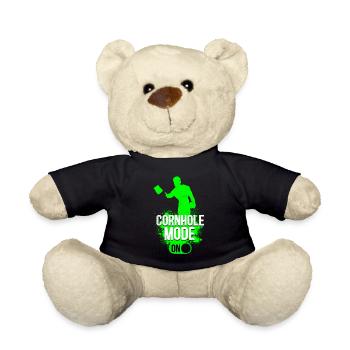 Joueur de sac de haricots de l’équipe Cornhole - Nounours - noir - Devant