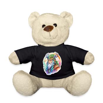 Aquarelles de druide - Nounours - noir - Devant