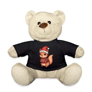 Noël écureuil - Nounours - noir - Devant