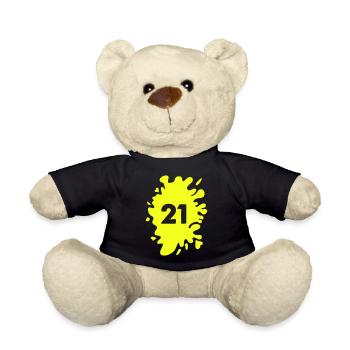 Blobs 21 - Teddy Bear - black - Front