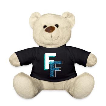 Buchstabe F - Teddy - Schwarz - Vorne