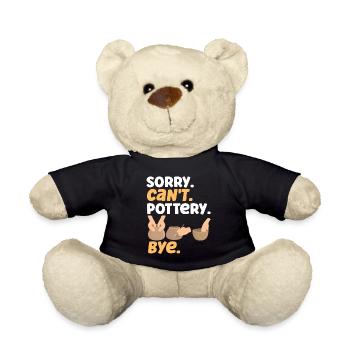 Pottery Ceramics Artist Sorry. - Teddy - Schwarz - Vorne