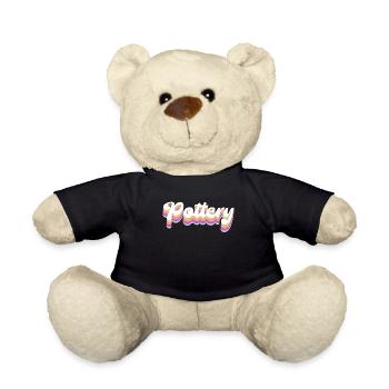 Pottery Ceramics Artist Retro - Teddy - Schwarz - Vorne