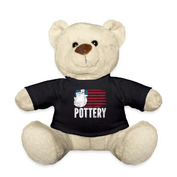 Pottery Ceramics Artist American - Teddy - Schwarz - Vorne