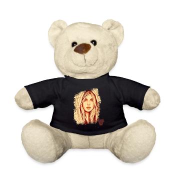 positive mind vibes life, Positive thinking - Nounours - noir - Devant