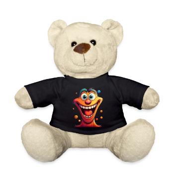 Funny cartoon - Teddy Bear - black - Front