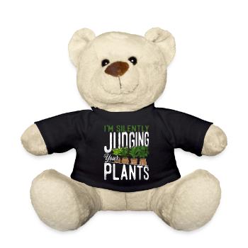 Plant Lover Gardening I'm Silently - Teddy - Schwarz - Vorne
