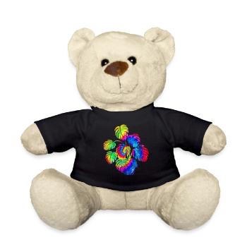 Amateur de plantes jardinage Tie Dye - Nounours - noir - Devant