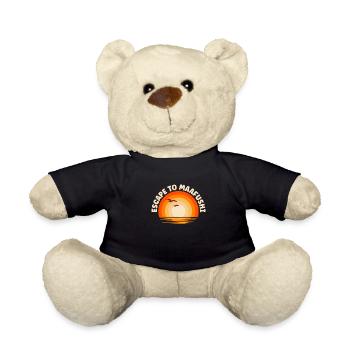 Ich fliehe nach Maafushi - Teddy - Schwarz - Vorne
