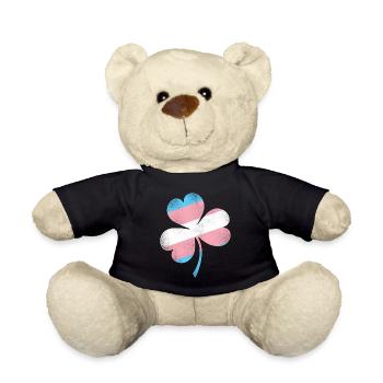Fierté LGBT transgenre - Nounours - noir - Devant