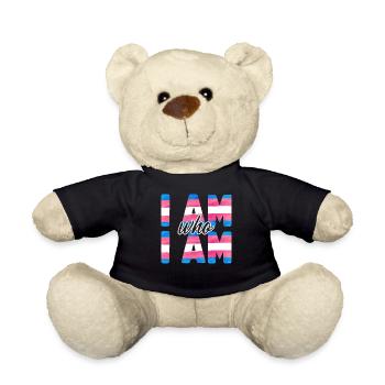 Fierté LGBT transgenre - Nounours - noir - Devant