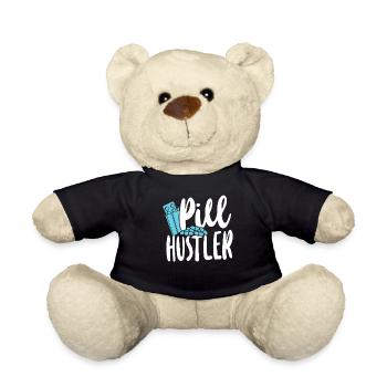 Pharmacy Tech Technician - Teddy Bear - black - Front