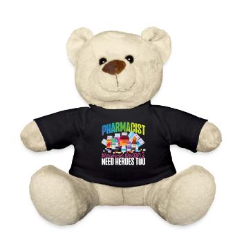 Pharmacy Tech Technician - Teddy Bear - black - Front
