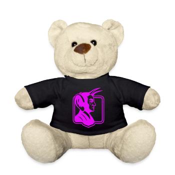 Diable grande oreille Pop Art - Nounours - noir - Devant