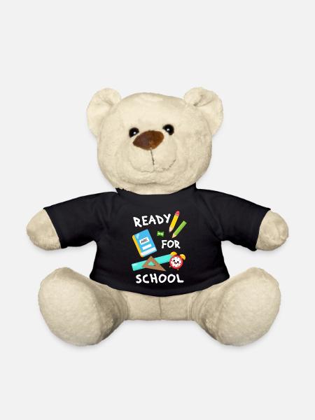 Schulanfang Schulanfänger Einschulung Schulkind - Teddy - Schwarz