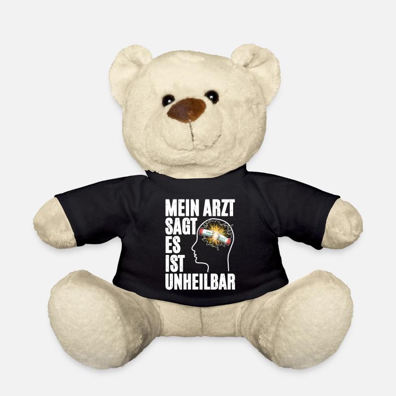 Pyrotechnik Im Kopf - Teddy - Schwarz