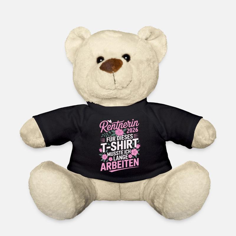 Rentnerin 2026 - Teddy - Schwarz