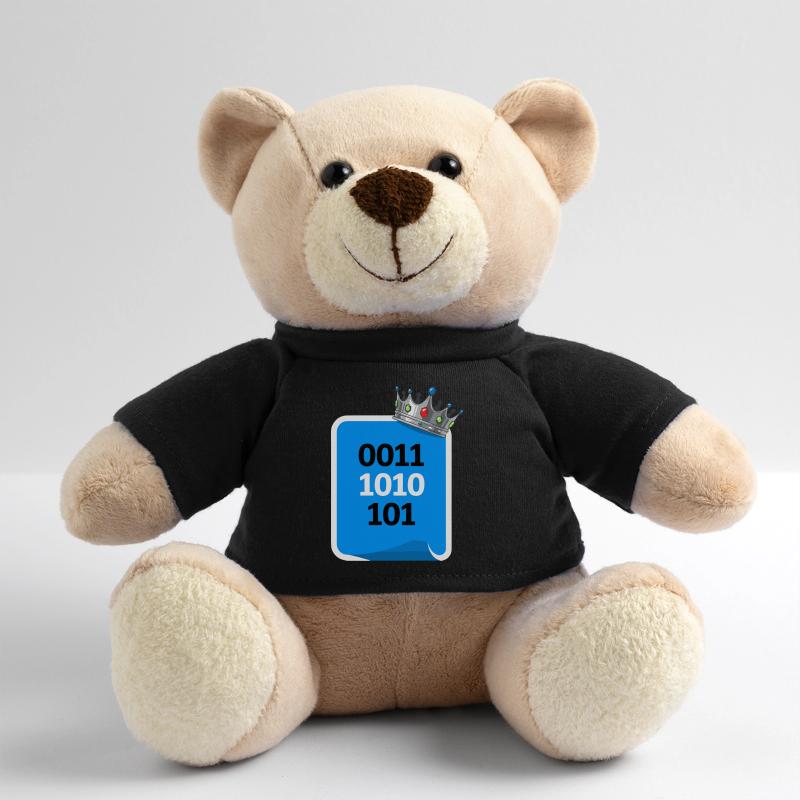 Binary King Teddy Bear