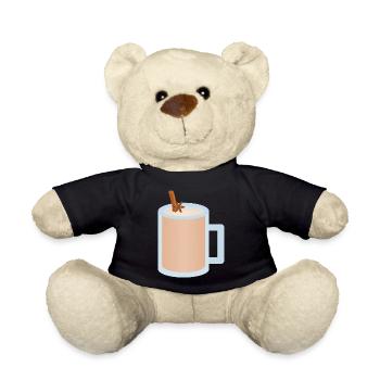 Illustration de tasse Chai Latte - Nounours - noir - Devant