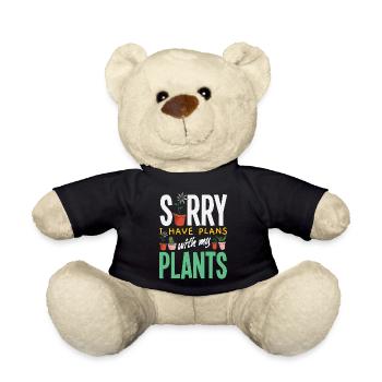 Garten- Und Pflanzenliebhaber Geschenke - Teddy - Schwarz - Vorne