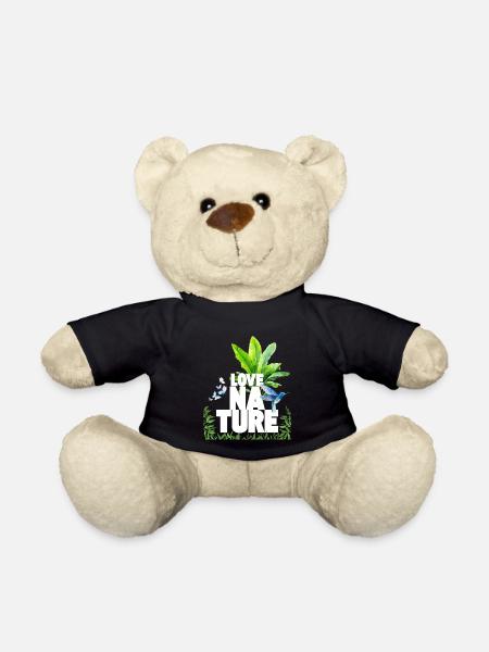 Love Nature - Teddy Bear - black
