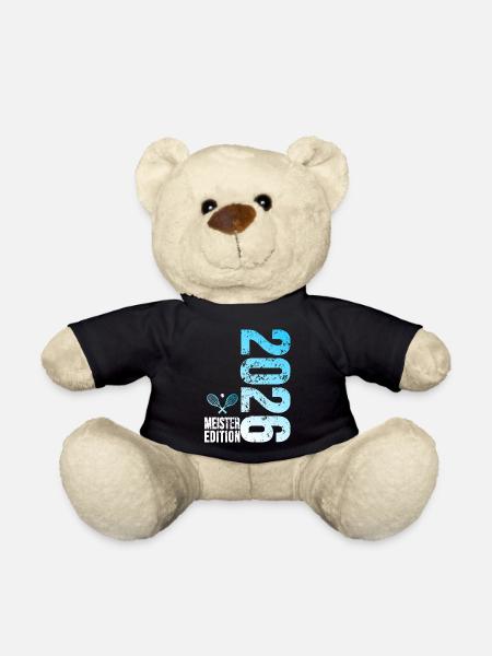Tennis Meister Edition 2026 in blau weiß - Teddy - Schwarz