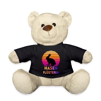 Bunny Whisperer - Teddy Bear - black - Front