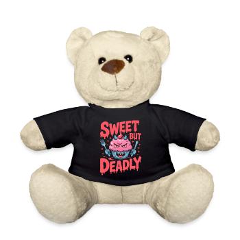 Diabolical Cupcake: Sweet Menace - Teddy Bear - black - Front
