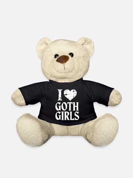 Ich liebe Goth Girls - Teddy - Schwarz