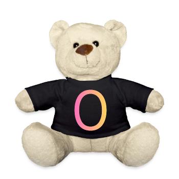 O - Teddy Bear - black - Front