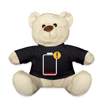 Batterie faible - Nounours - noir - Devant